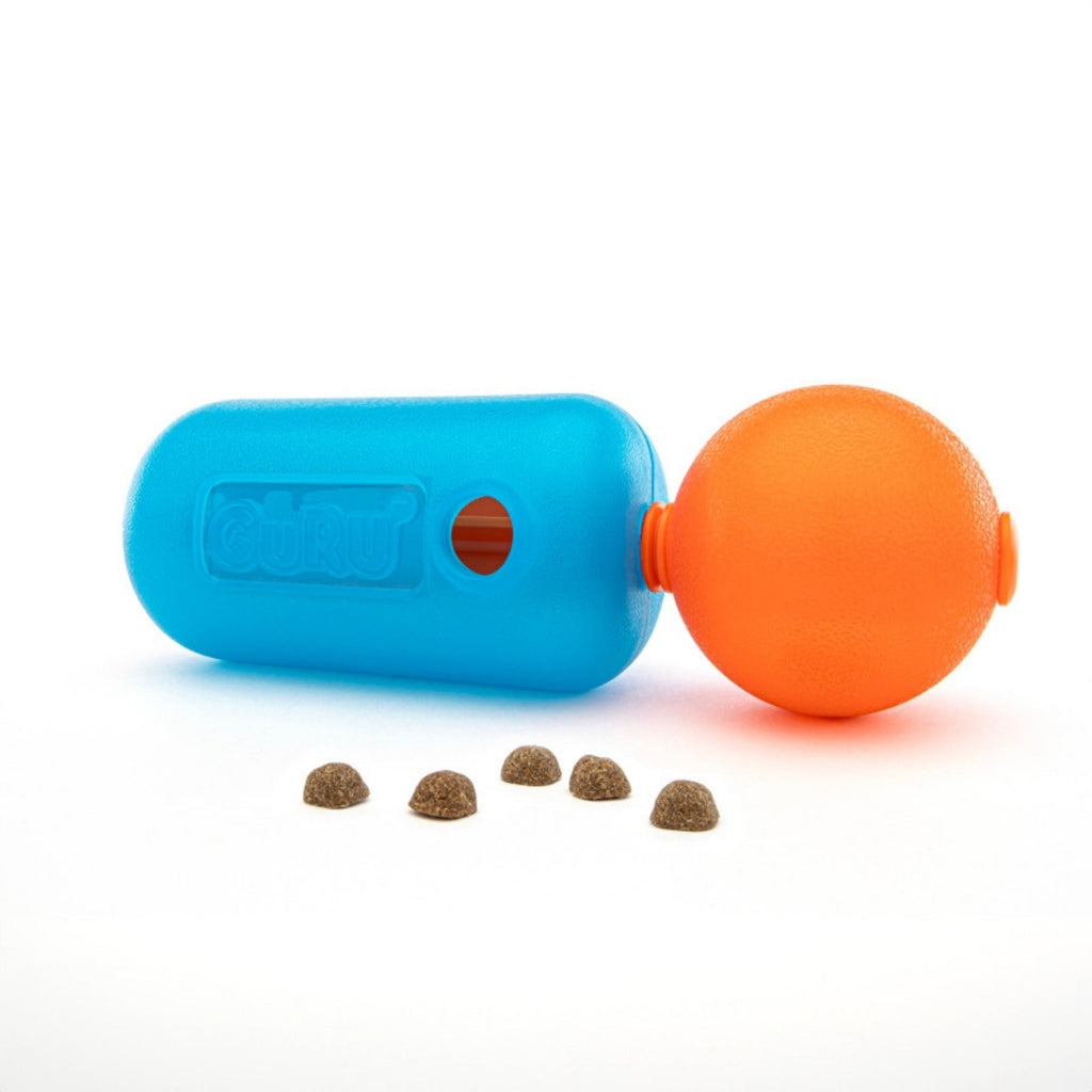 Guru Treat Challenger Dispenser Dog Toy - Medium - Interactive Puzzle Toy