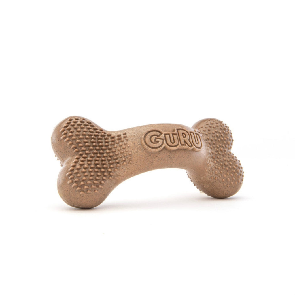 GURU Pet Company Bacon Bone Dental Dog Chew Toy - Medium