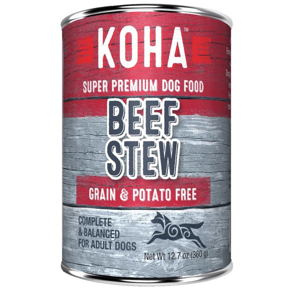 Koha Grain-Free Beef Stew Wet Dog Food, 12.7 oz Can