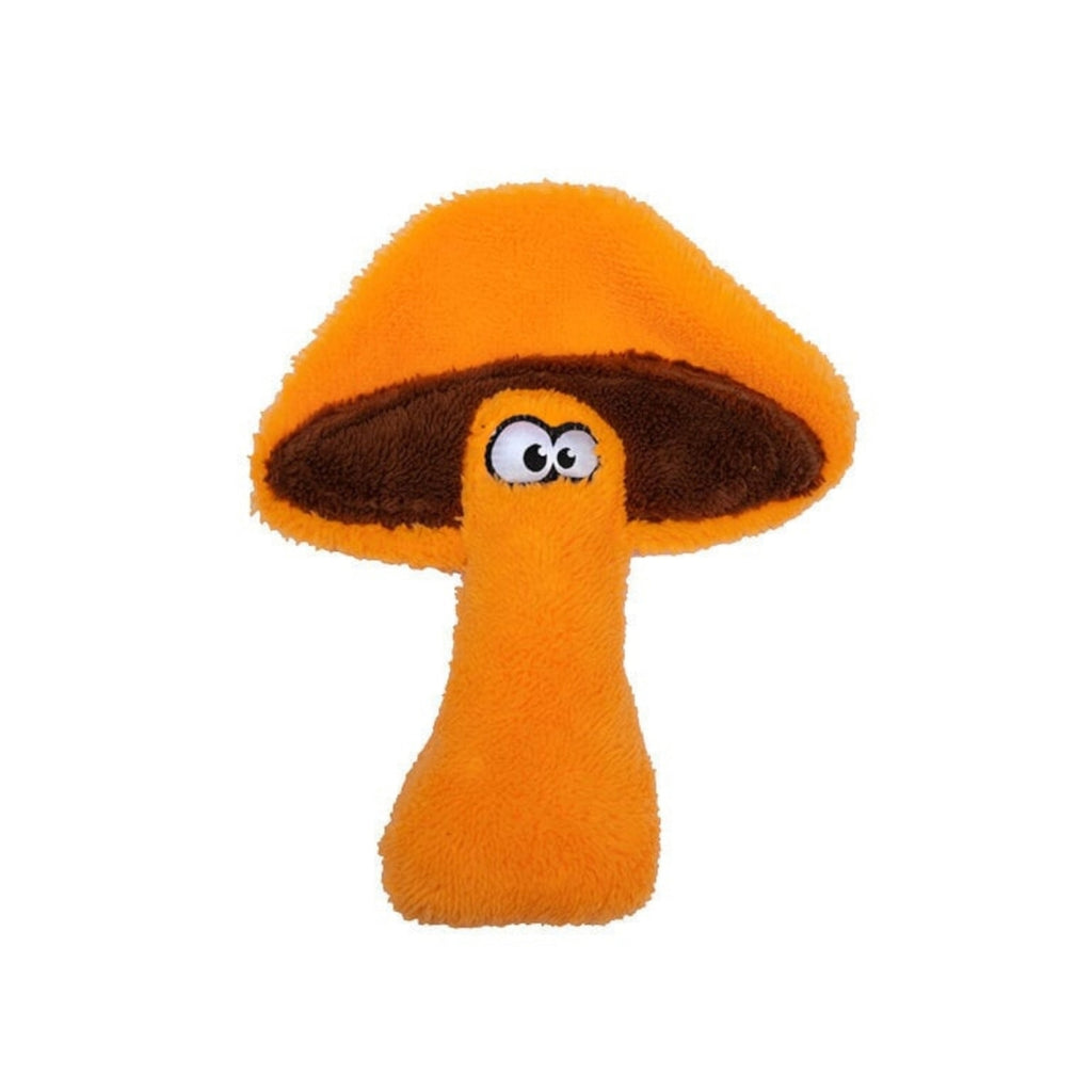Cycle Dog Duraplush Mushroom Dog Toy - Medium, Assorted Colors, Durable Plush