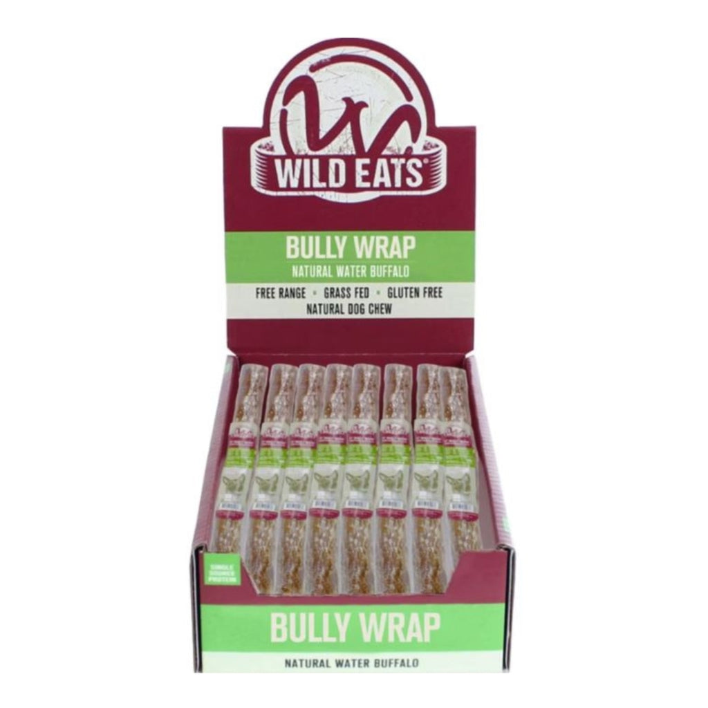 Wild Eats Water Buffalo 11" Bully Wrap Dog Chew
