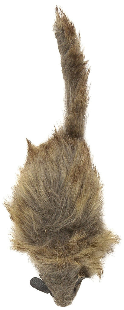 Spot Fur Mouse Cat Toy - Assorted (4.5  Long)
