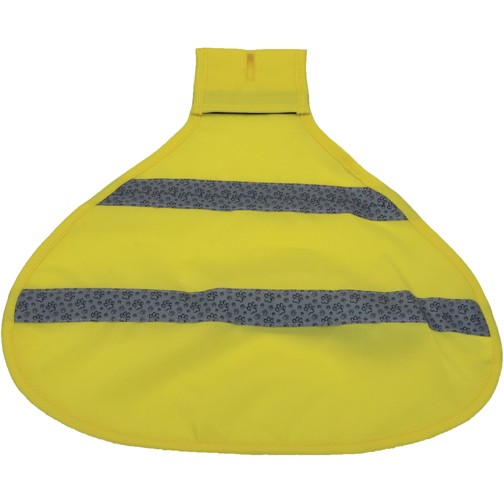 Coastal Reflective Dog Safety Vest - Neon Yellow, Small, Adjustable