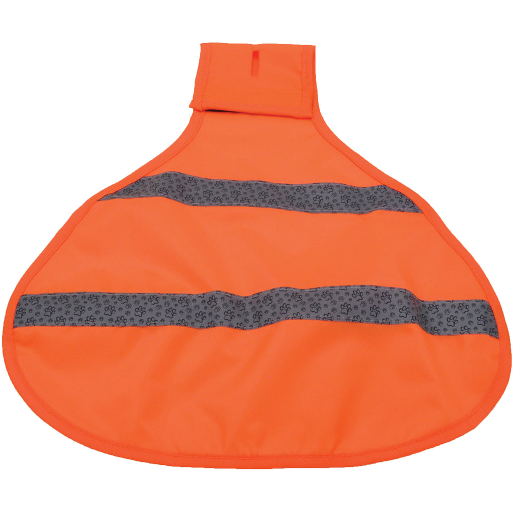 Coastal Reflective Dog Safety Vest - Neon Orange - Large