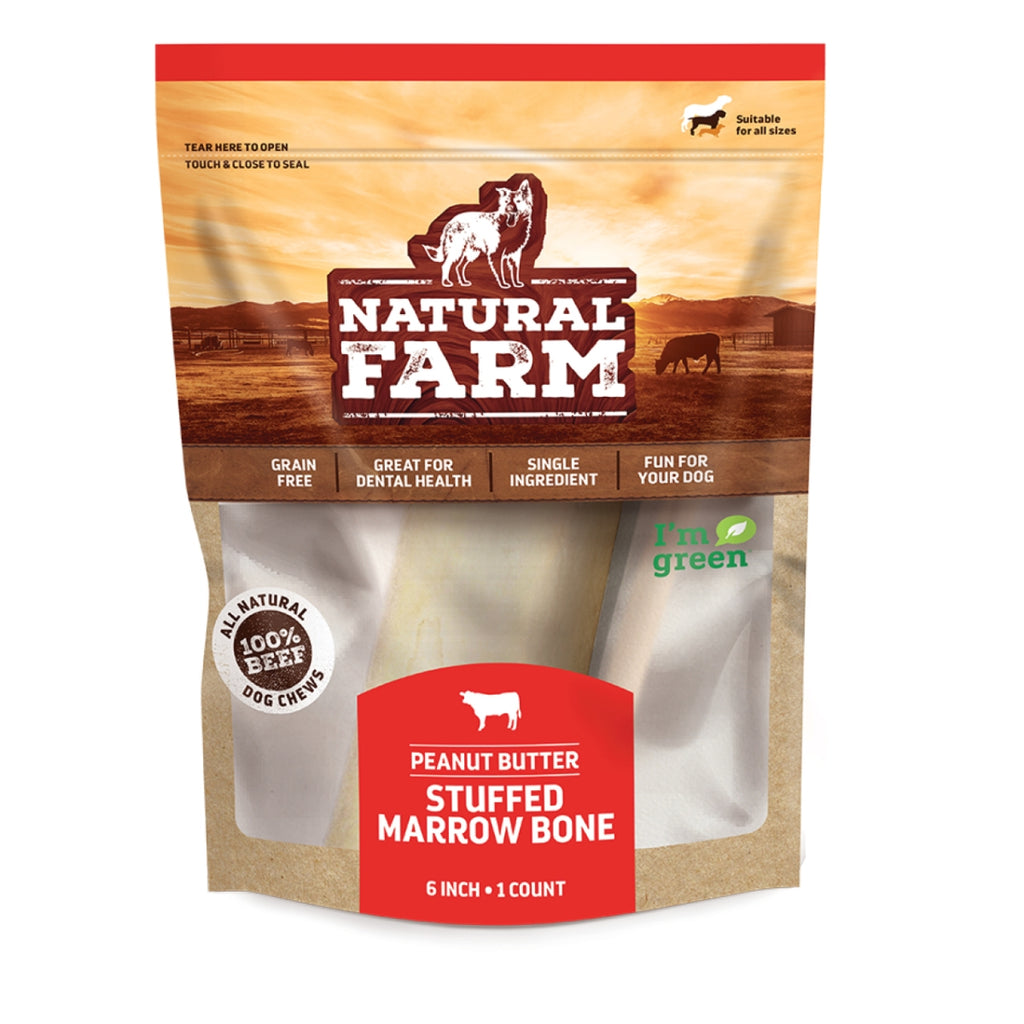 NF043FBP601 Peanut Filled Marrow Bones - Box of 6