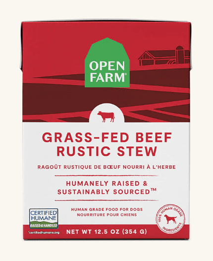 Open Farm Grass-Fed Beef Rustic Stew Wet Dog Food, Grain-Free, 12.5 oz Can