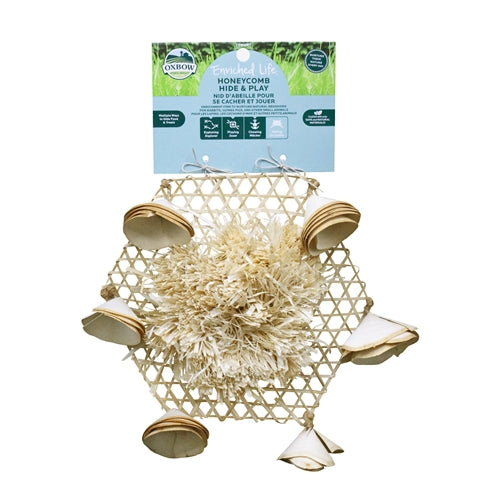 Oxbow Enriched Life Honeycomb Hide & Play - Small Animal Toy, Chew & Hideout (3-Pack)