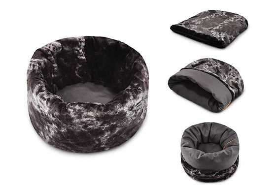 P.L.A.Y. Snuggle Pet Bed - S - Convertible Dog/Cat Bed & Mat