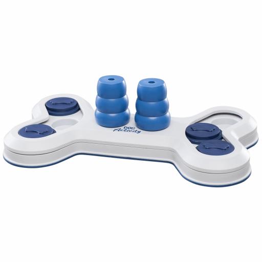 Trixie Dog Activity Flip Bone Strategy Game - Treat Puzzle Toy