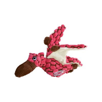 2 Count Kong Dynos X Small Coral Pterodactyl Squeaks & Cr...