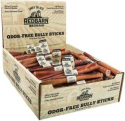 Redbarn Odor-Free Bully Stick Dog Chew - 12 Inch, Single Ingredient, Long Lasting (35 Count Case Available)