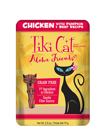 Tiki Cat Chicken & Beef Wet Cat Food Pouch 2.5oz