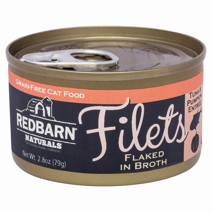 Redbarn Cat Filet Tuna & Pumpkin in Broth, 2.8oz Cans (12 Pack)