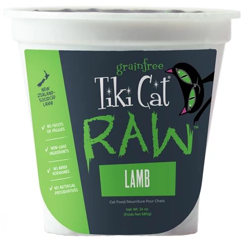 759294 24 oz Raw Frozen Lamb Cat Food