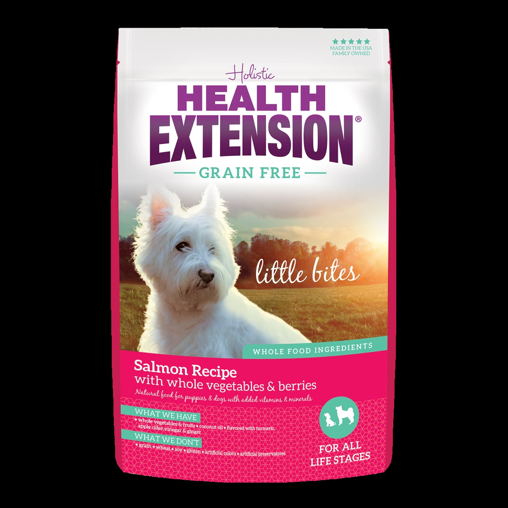 Health Extension Little Bites Grain-Free Salmon Recipe Dog Food - All Life Stages (12lb)