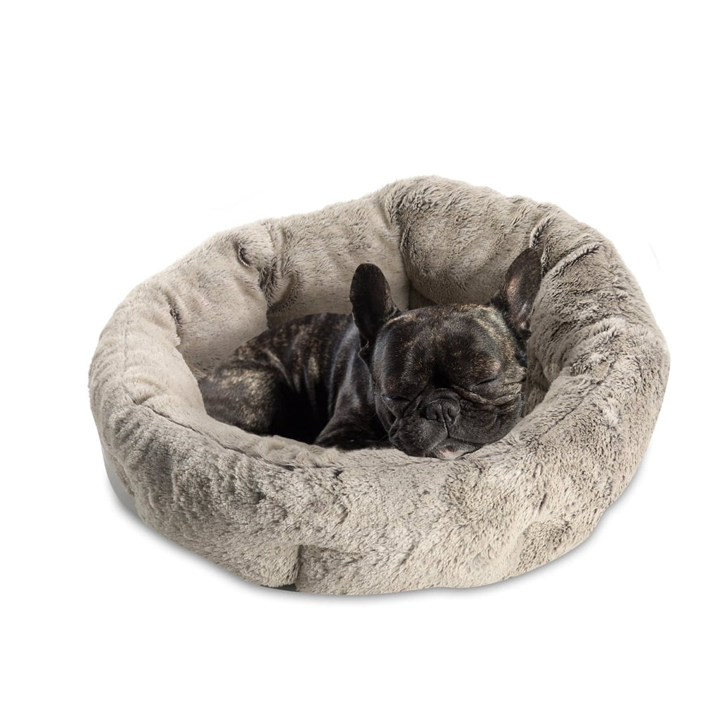 100954 Sheba Quilt Round Cat Bed, Brown