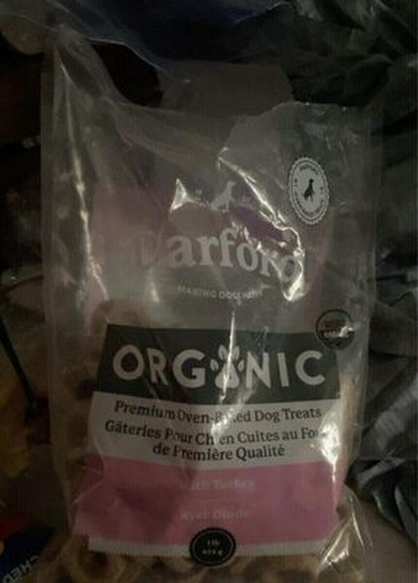 648231 6 lbs Organic Turkey Mini Dog Treat
