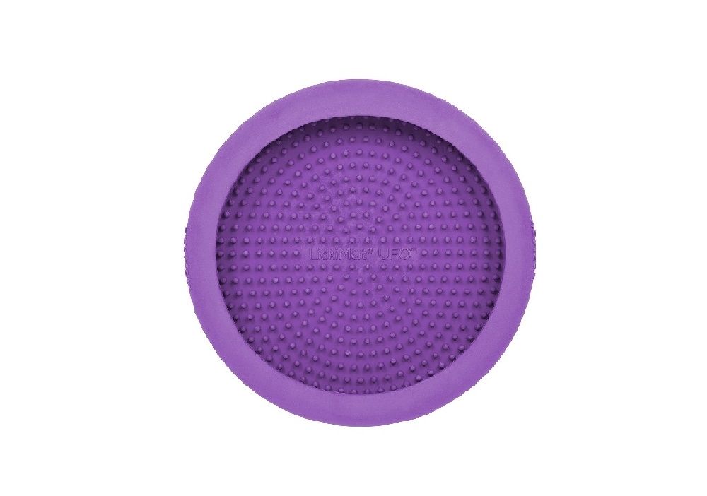 LickiMat UFO Purple Dog Slow Feeder & Anxiety Reducer