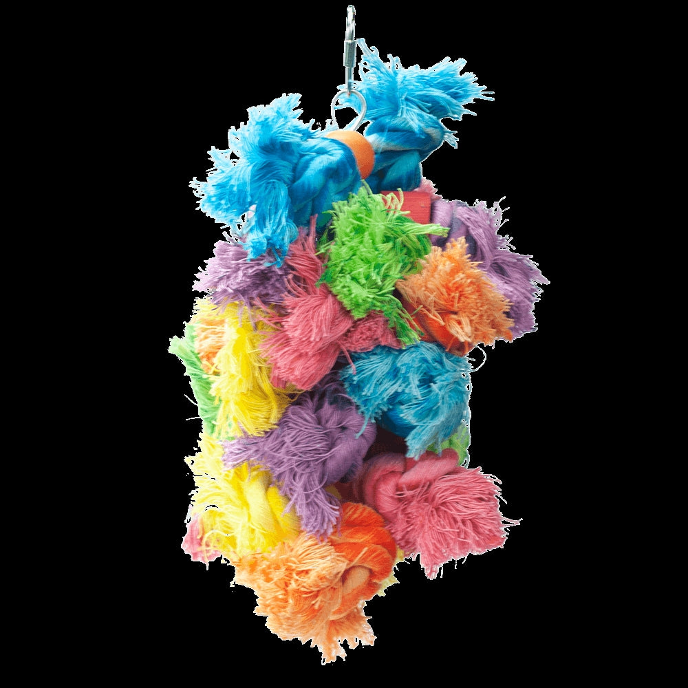 A E Cages Happy Beaks Wooly Monster Bird Toy