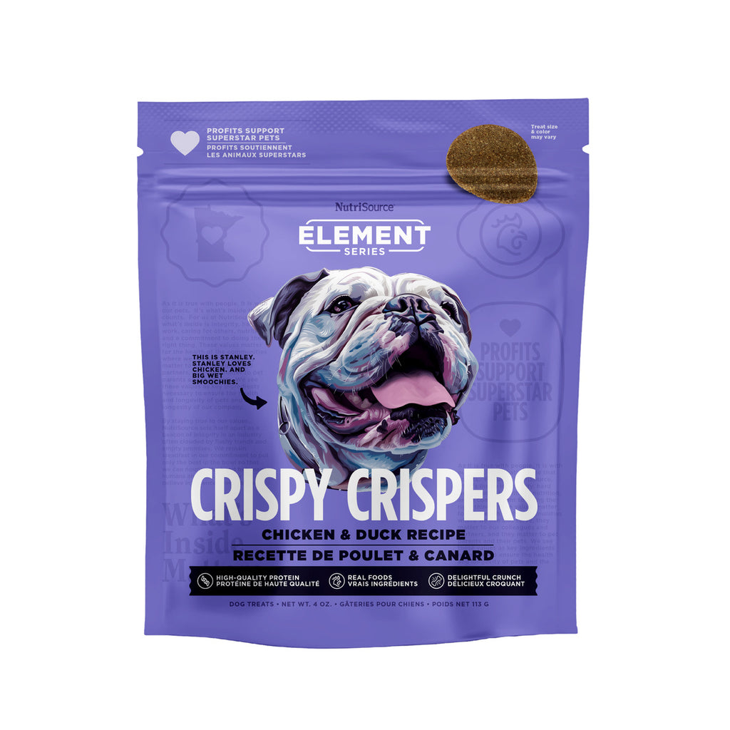NutriSource Elements Chicken & Duck Crispy Crispers Dog Treats - 4oz