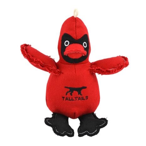 Tall Tails 88217021 CC Squeaker Cardinal Canvas Dog Toy -...