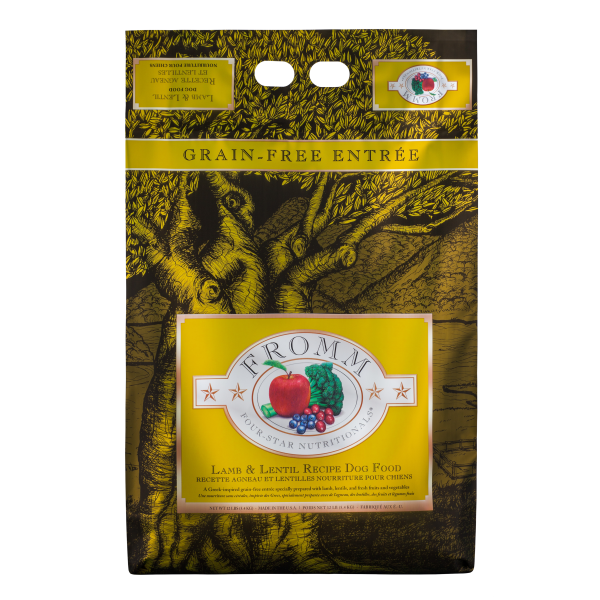 Fromm 4-Star Lamb & Lentil Dog Food - Grain-Free, 12 lb Bag