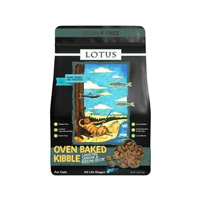 Lotus Cat Grain-Free Sardine & Herring Recipe - All Life Stages, 5 lb Bag