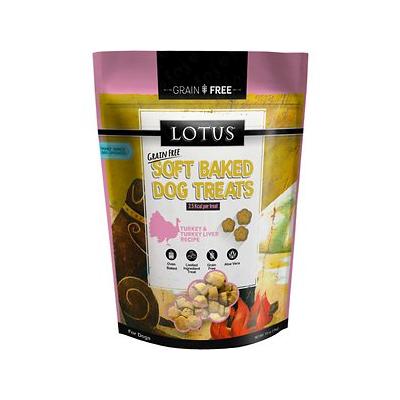 Lotus Soft Baked Dog Treats, Turkey & Turkey Liver, Grain-Free, 10 oz