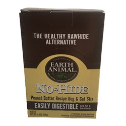 Earth Animal No-Hide Peanut Butter Stix Dog & Cat Chew - 90 Count Box