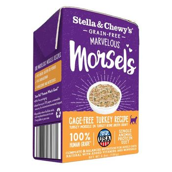 84000830 5.5 oz Marvelous Morsels Turkey Cat Food