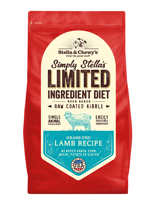 Stella & Chewy's Simply Stella's Limited Ingredient Lamb Recipe Dry Dog Food 3.5lb