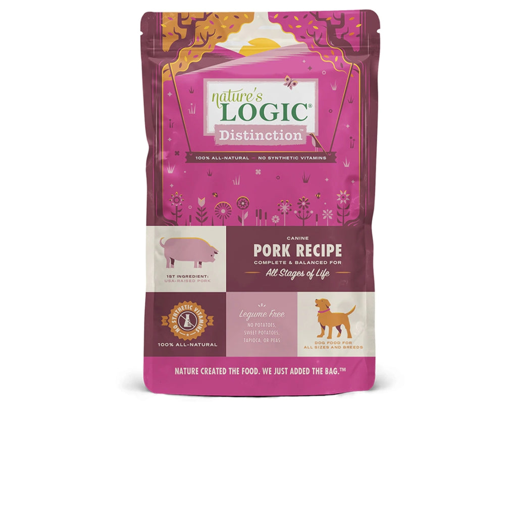 Nature's Logic Distinction Canine Pork Recipe, 4.4 lbs - Dry Dog Food