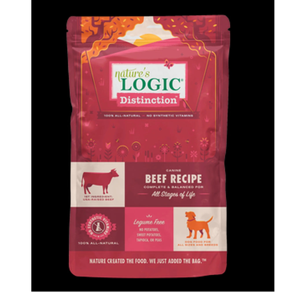 Nature's Logic Distinction Canine Beef Recipe, 12 lbs - Dog Food