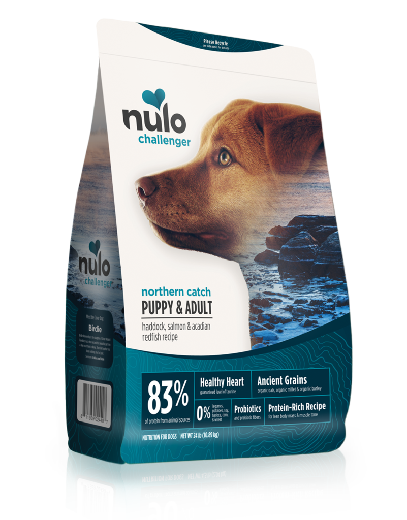Nulo Challenger Northern Catch Puppy & Adult Dog Food - Haddock, Salmon, Redfish - 4.5 lb Bag