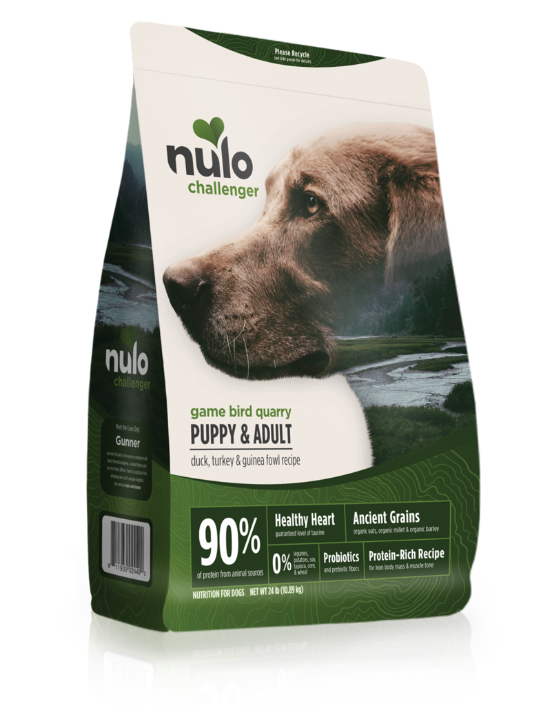 Nulo Challenger Game Bird Quarry Dog Food - Duck, Turkey & Fowl - 11 lb
