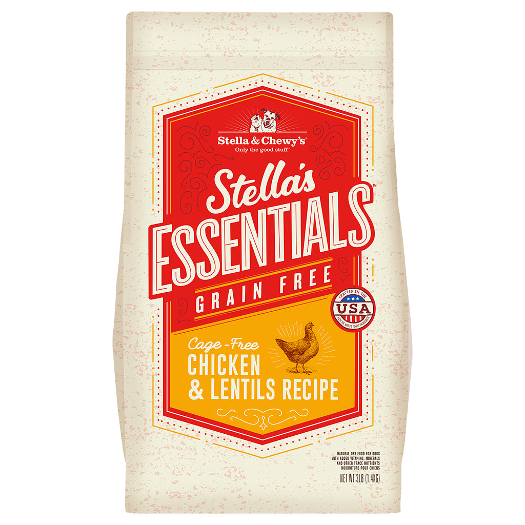 Stella & Chewy's Essentials Grain-Free Chicken & Lentils Dry Dog Food