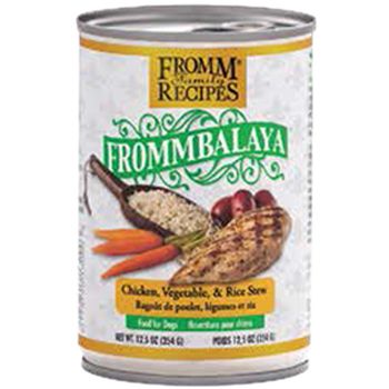 Fromm Family Recipes Frommbalaya Chicken, Vegetable & Rice Stew Canned Dog Food, 12.5 oz