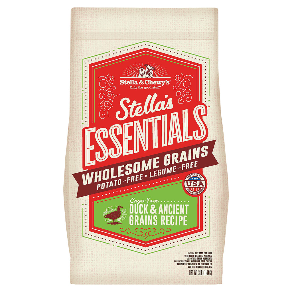 Stella & Chewy's Essentials Duck & Ancient Grains Dog Food, 3 lb