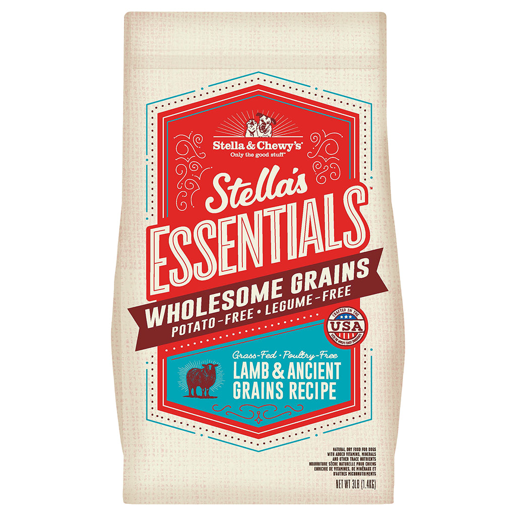 Stella & Chewy's Essentials Lamb & Ancient Grains Dry Dog Food, 3 lb