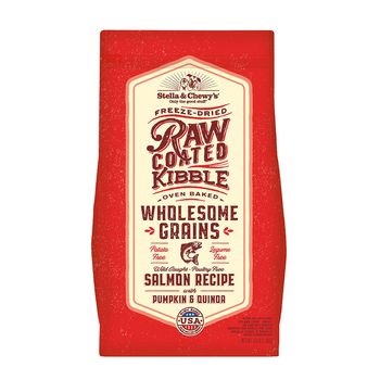 Stella & Chewy's Raw Coated Wholesome Grain Salmon Dog Food, 22 lb