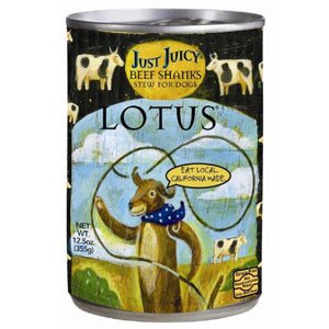 Lotus Dog Grain-Free Juicy Beef Shank Stew, 12.5 oz Can (Case of 12)