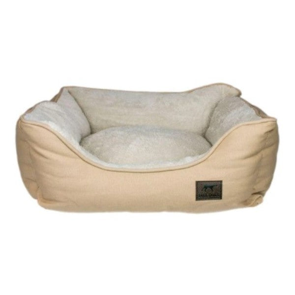 88217433 Dog Bolster Bed, Khaki - Extra Large