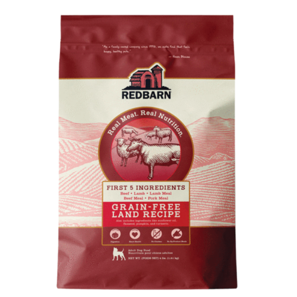 Redbarn Grain-Free Land Recipe Dog Food - Beef & Lamb, 4 lb Bag