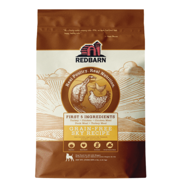 Redbarn Grain-Free Sky Recipe Dog Food - 4lb Bag - Turkey & Chicken Formula