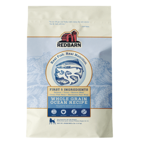 Redbarn Whole Grain Ocean Recipe Dog Food - 4 lb Bag