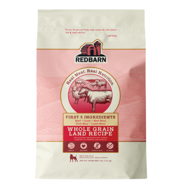 Redbarn Whole Grain Land Recipe Dog Food - 22 lb Bag Beef Recipe