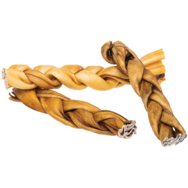 Redbarn Puffed Collagen Braid Dog Treat, 6 Inch, All Natural Chew