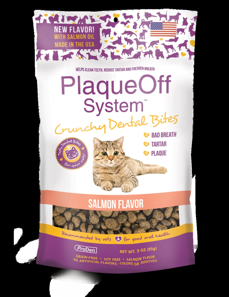 51831241 3 oz Crunchy Dental Bites for Cats, Salmon
