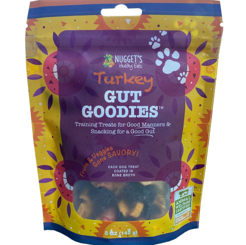 Nugget's Gut Goodies Turkey Bone Broth Dog Treats - 5 oz