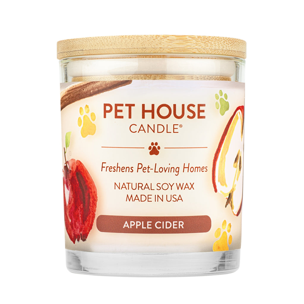 Pet House Candle - Apple Cider - Odor Eliminating Soy Candle